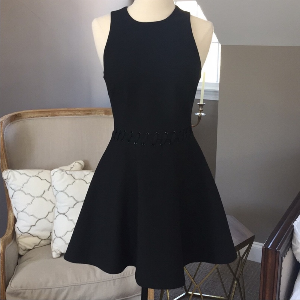 Elizabeth and James skater dress with waist detail